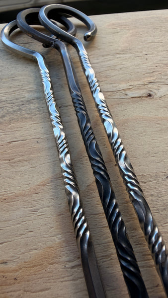 Stainless Steel Skewers with a Reverse Twist