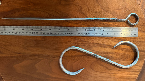 9-inch Stainless S-Hook with Reverse Twist