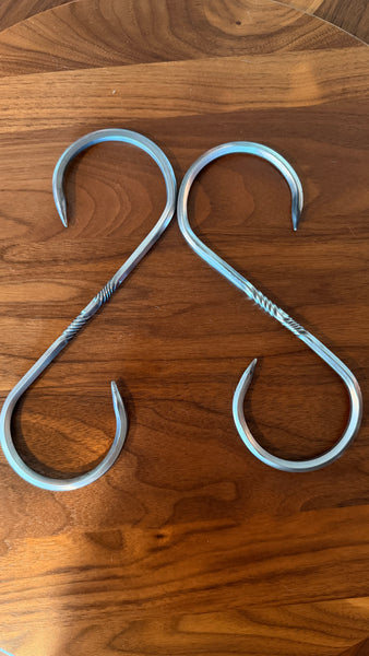 9-inch Stainless S-Hook with Reverse Twist