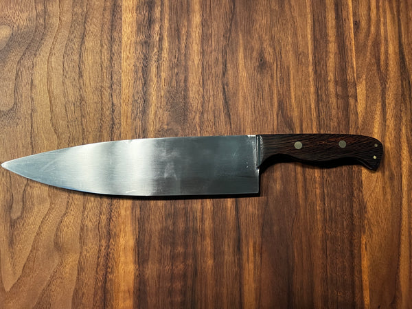 8 inch Chef’s Knife Wenge & Brass Handle